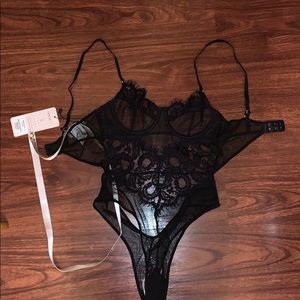 Black Lace Bodysuit